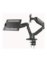 Sline M252DJ 17''-32'' Çift Kollu Masa Üstü Monitör + Notebook Standı